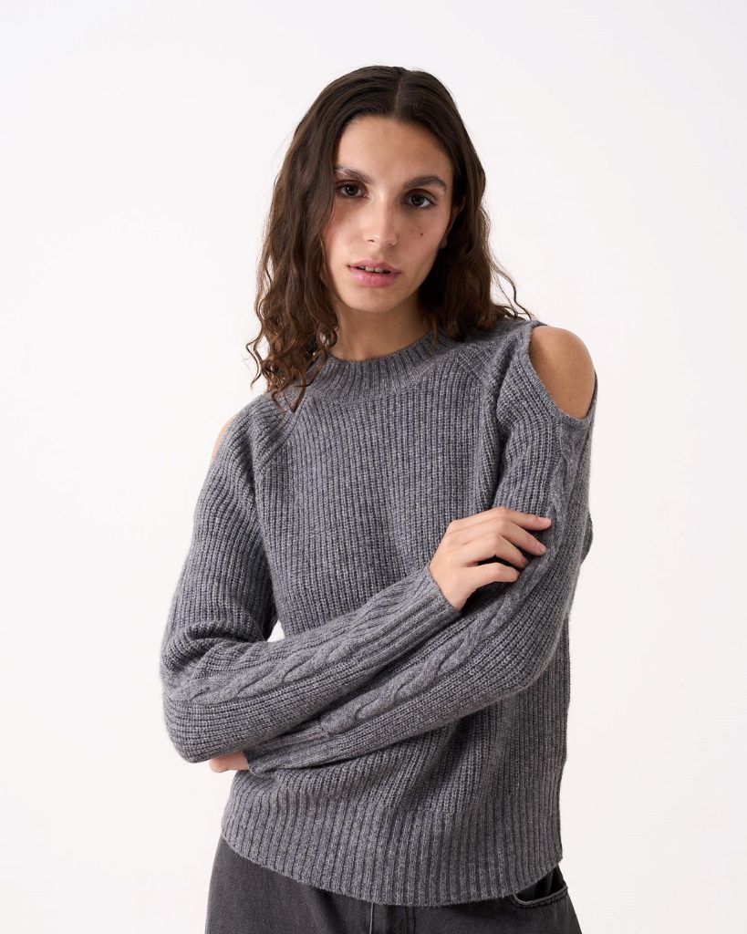 absolut cashmere keelin trui grijs bp 3k7 7t7 sk04hp