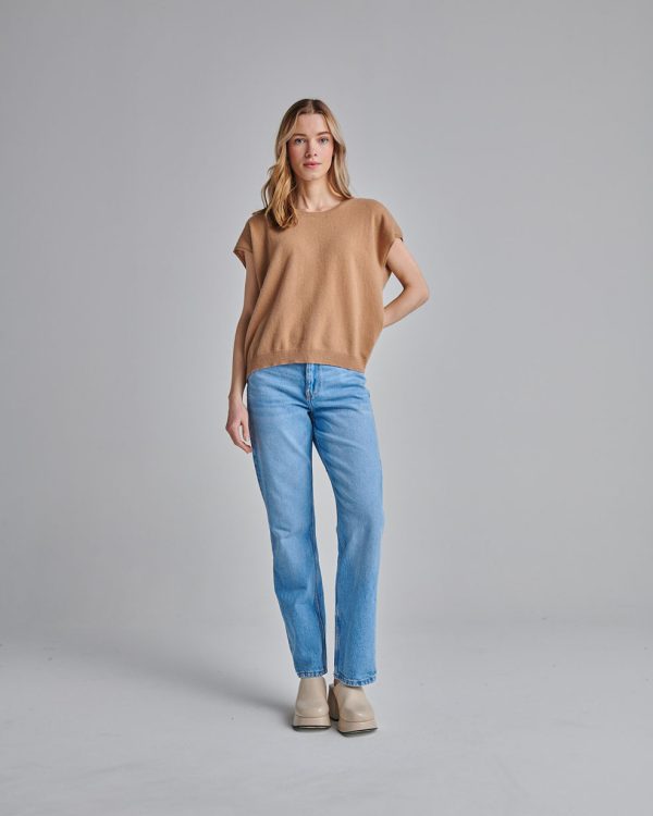 absolut cashmere louise top camel bp 2j7 5ry rrk8lf