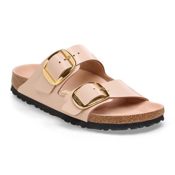 r1026478 n1026553 arizona big buckle hex new beige | natural leather patent