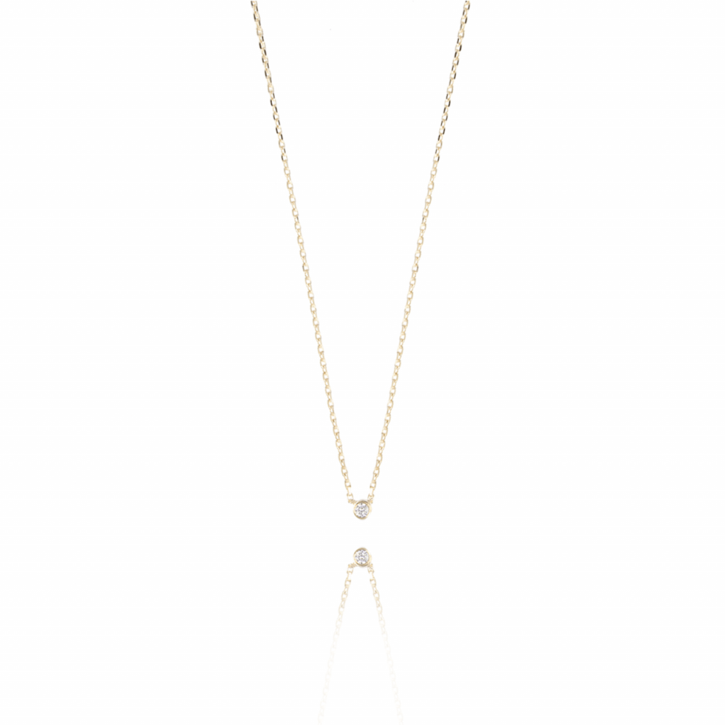 lott gioielli one diamond ketting ketting goud bp 30m 6wb s4mxu7