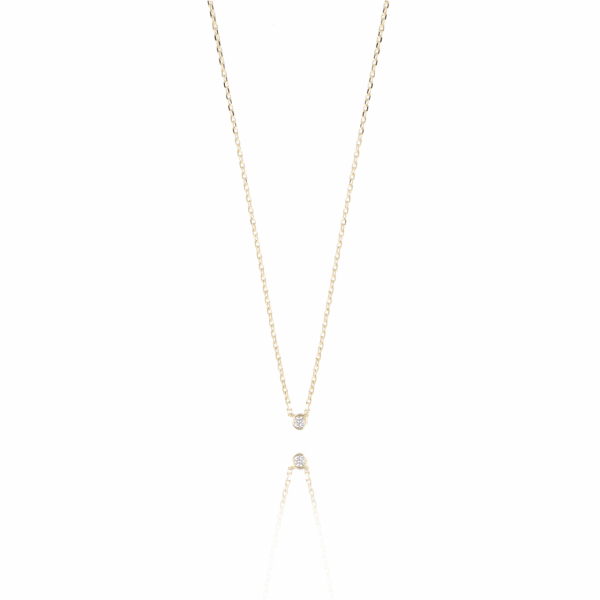 lott gioielli one diamond ketting ketting goud bp 30m 6wb s4mxu7