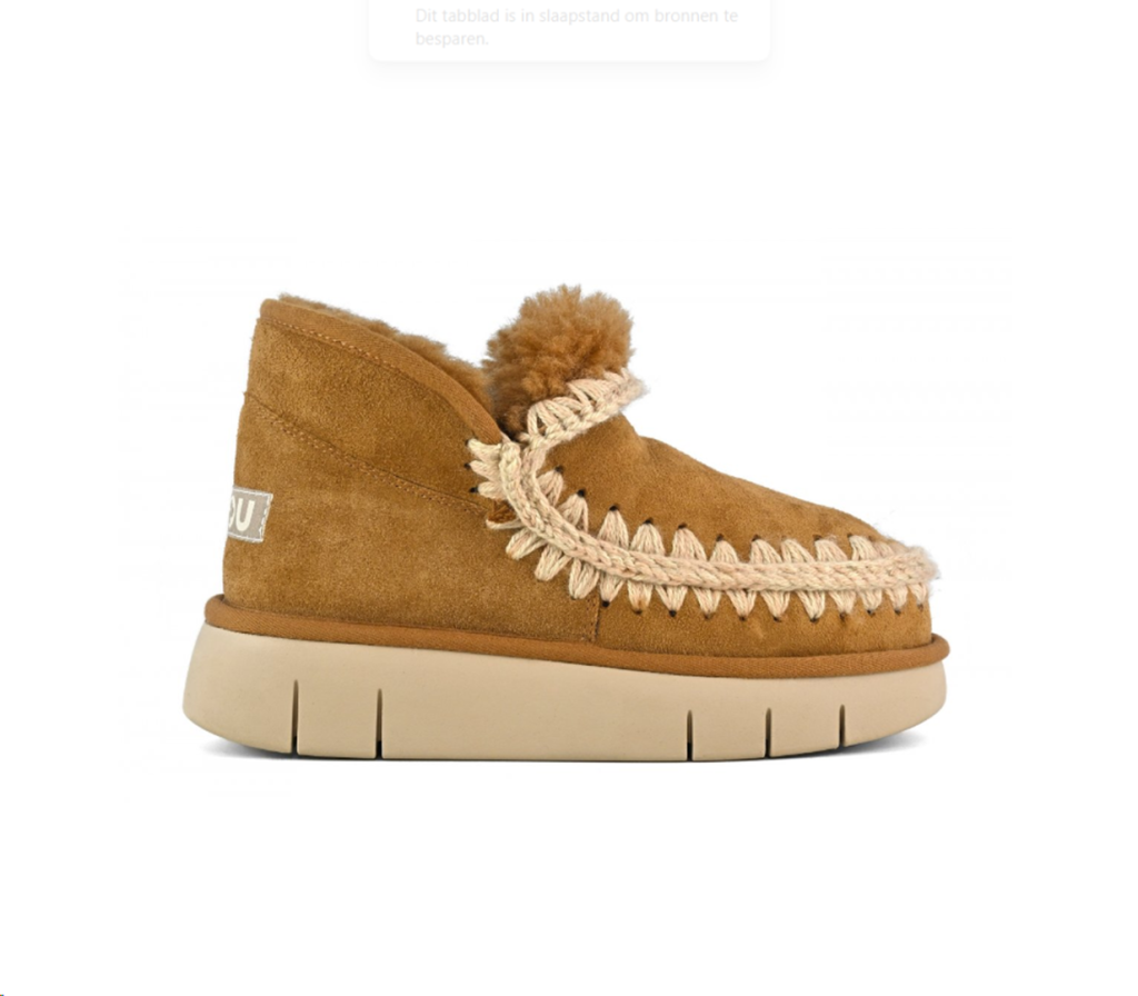 mou eskimo bounce sneaker korte laarzen cognac bp 3mo 7tm sk0gaq