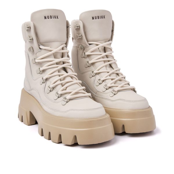 nubikk flore montagne veterboot beige bp 247 4me rfpxkx
