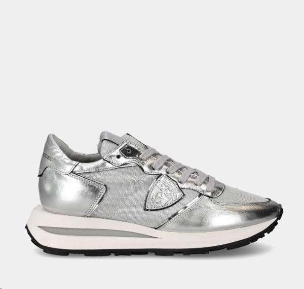 philippe model tropez haute low sneakers zilver bp 3gp 7r7 sjdzkb