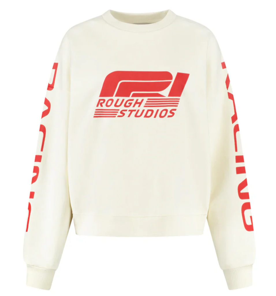 rough studios racing sweatshirt sweater rood bp 3f1 7pr sg1mql