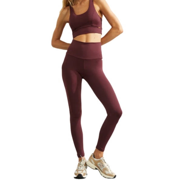 deblon sports classic legging highwaist legging bordeaux bp 3qf 82n sr78te