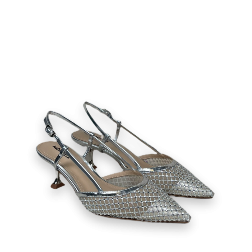 lola cruz carmen pump 55 pumps zilver bp 3t0 81w sr773i