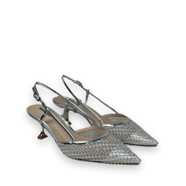 lola cruz carmen pump 55 pumps zilver bp 3t0 81w sr773i