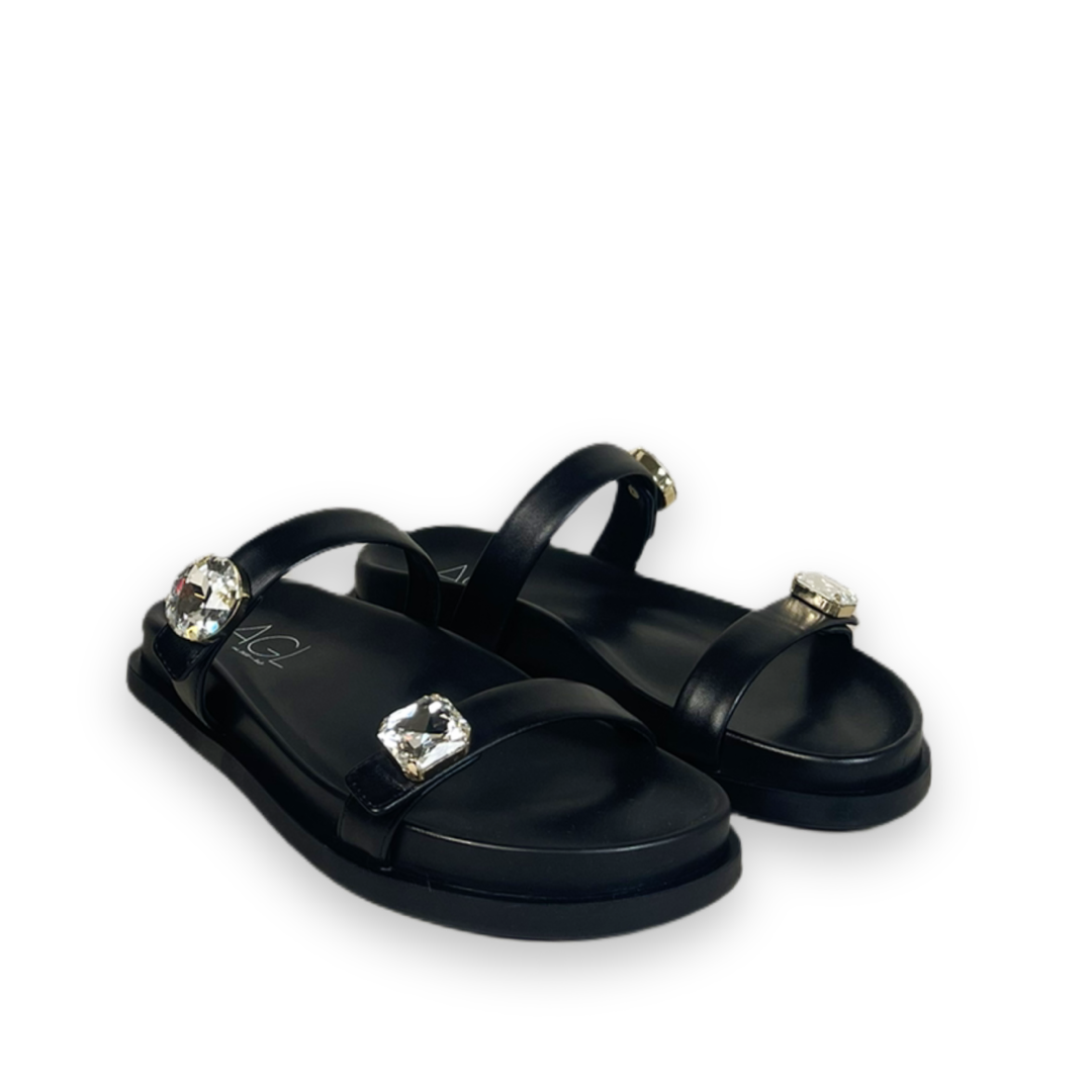 agl cristina slides slippers zwart bp 3wz 83j stc6p6