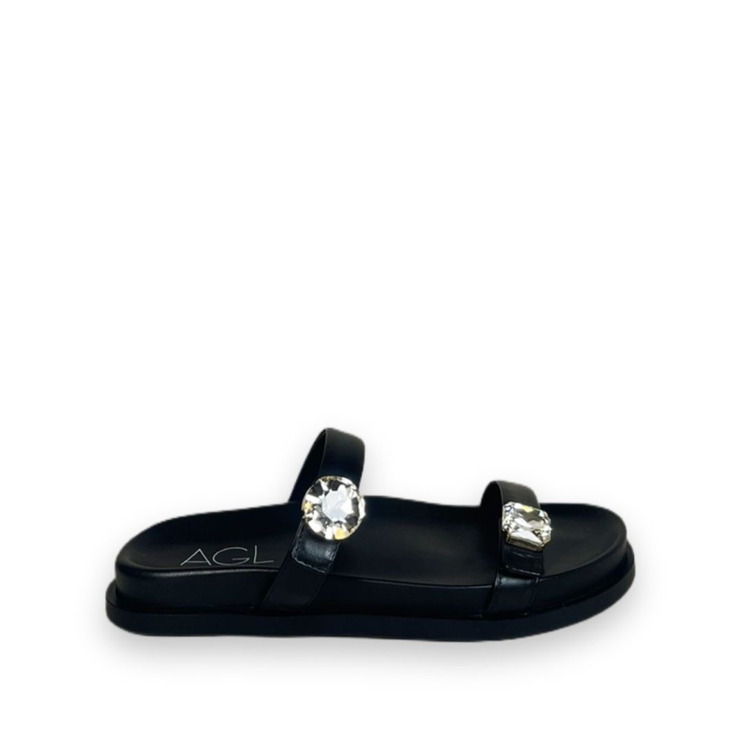 agl cristina slides slippers zwart bp 3wz 83k stc6p6
