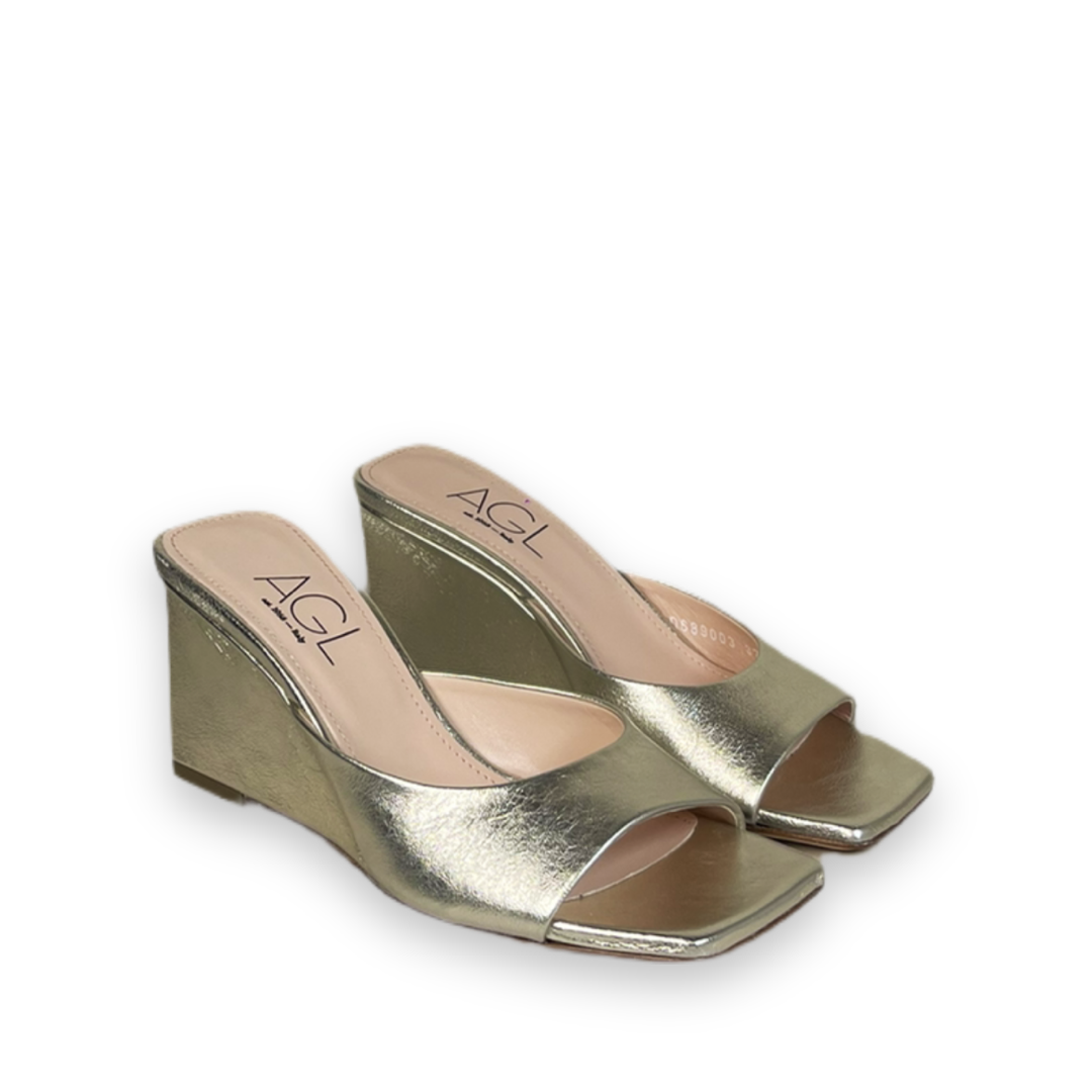 agl mimi slides sandalen goud bp 3rk 858 stf50o