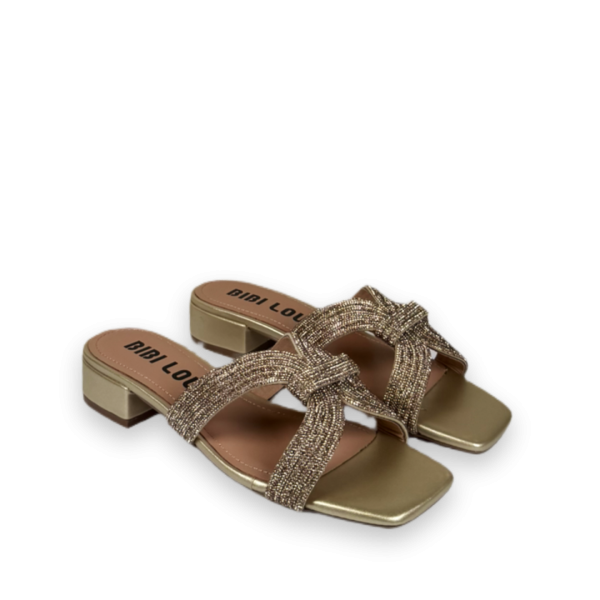 bibi lou sloan slippers goud bp 407 87q sy0bol