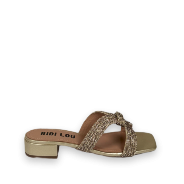 bibi lou sloan slippers goud bp 407 87r sy0bol