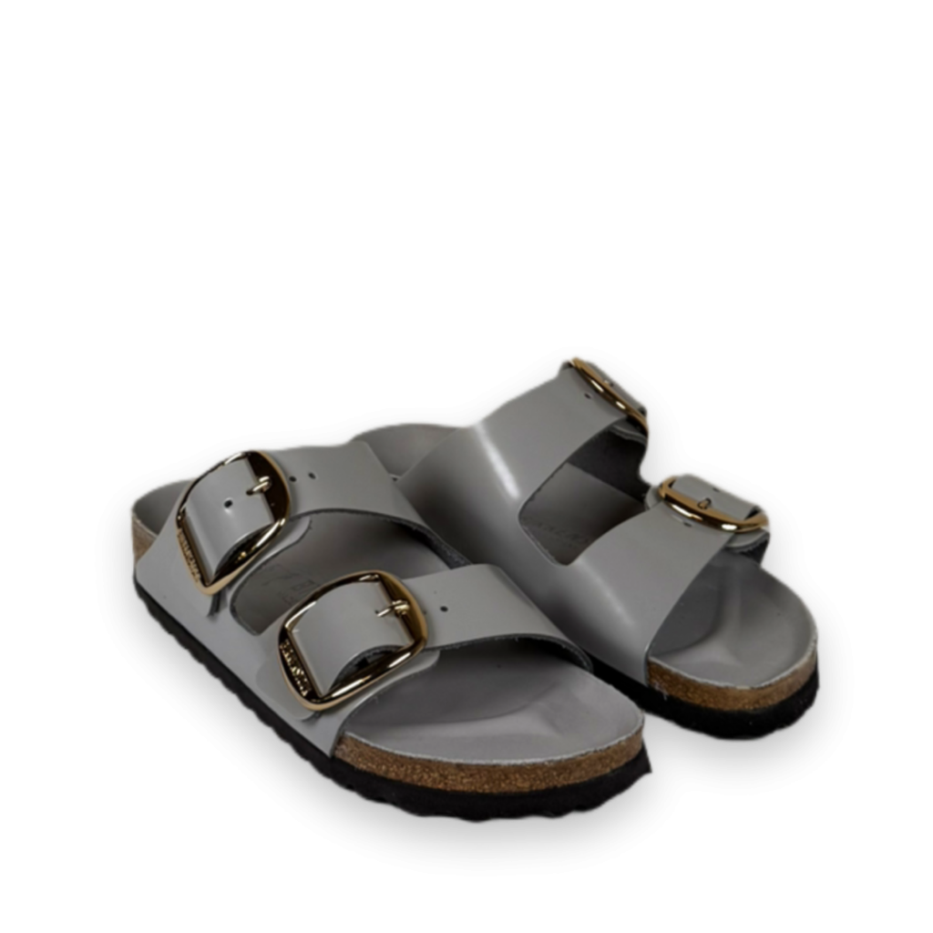 birkenstock arizona big buckle slippers grijs bp 414 87g sy09st