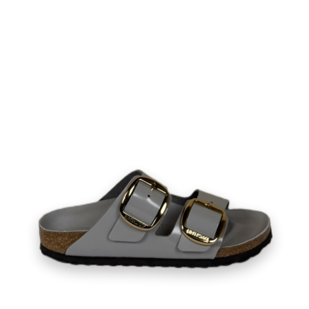 birkenstock arizona big buckle slippers grijs bp 414 87h sy09st