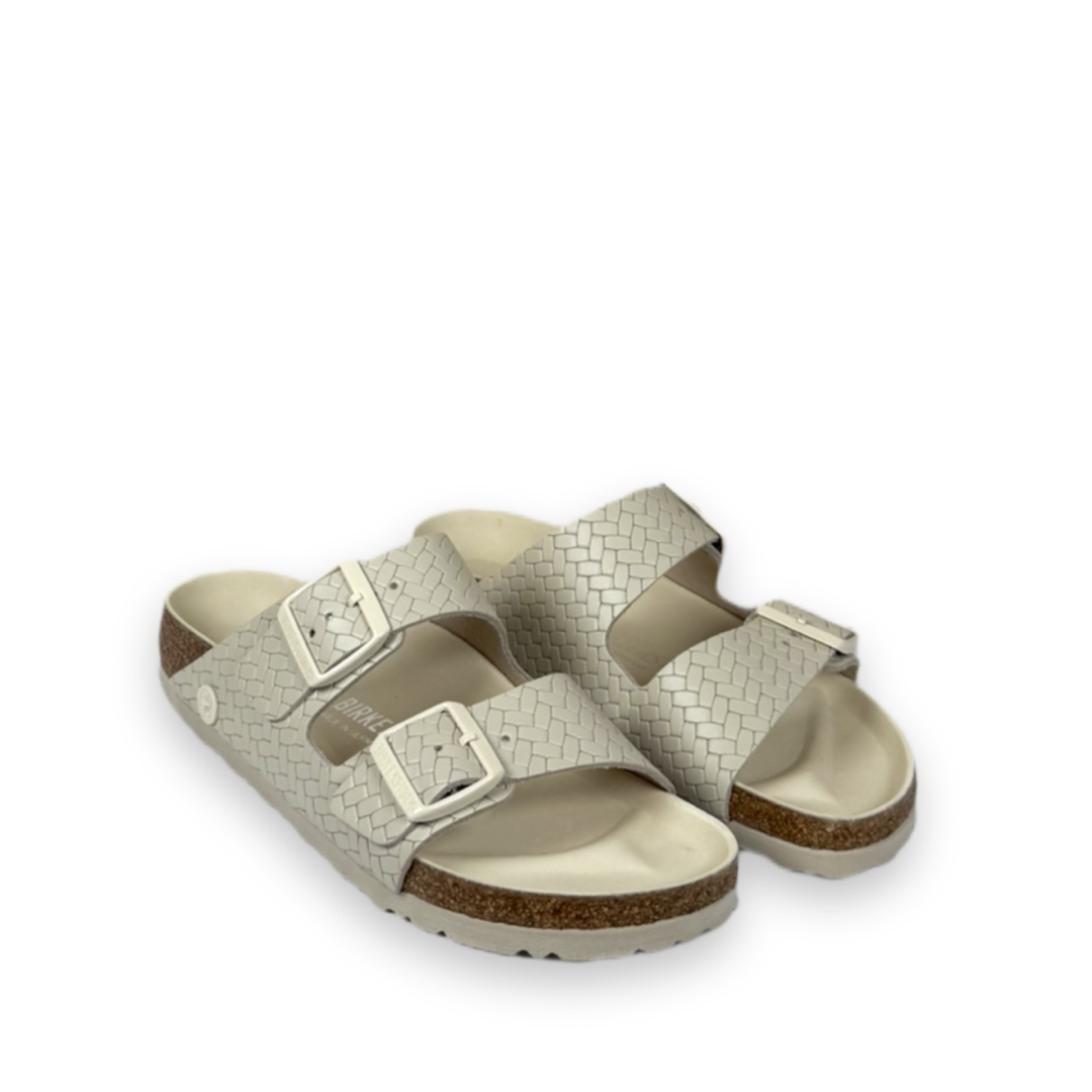 birkenstock arizona rivet logo slippers off white bp 41d 87i sy09w2