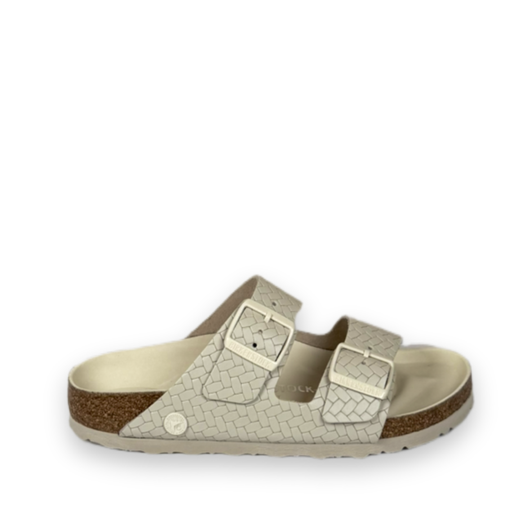 birkenstock arizona rivet logo slippers off white bp 41d 87j sy09w2