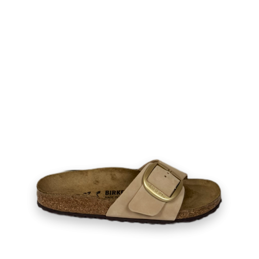 birkenstock madrid big buckle slippers beige bp 41t 877 sy09ez