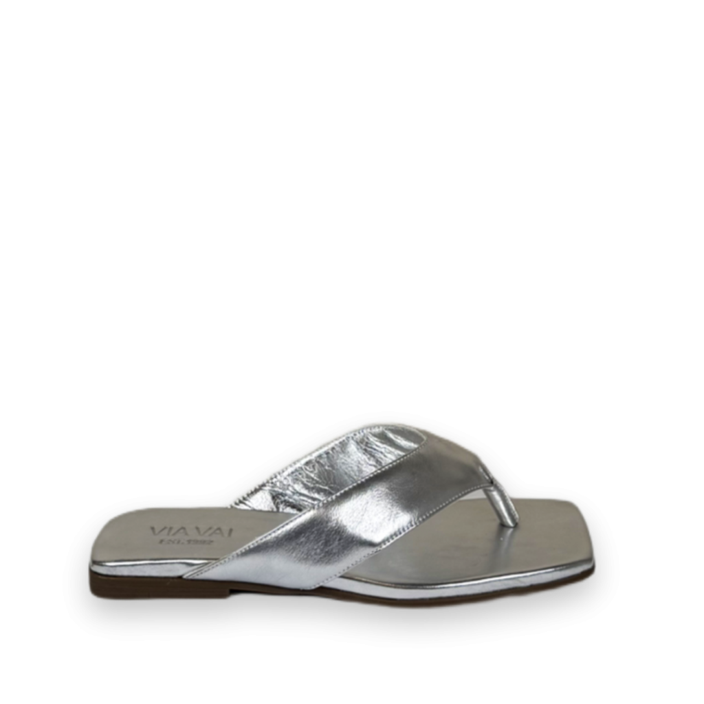 via vai kiki berry slippers zilver bp 41p 88j sycpjs