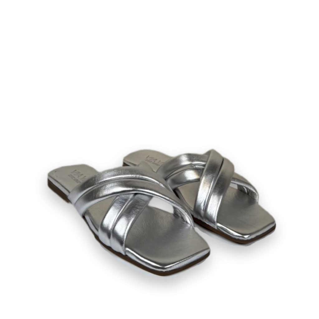 via vai kiki lot slippers zilver bp 41m 88o sycpqe