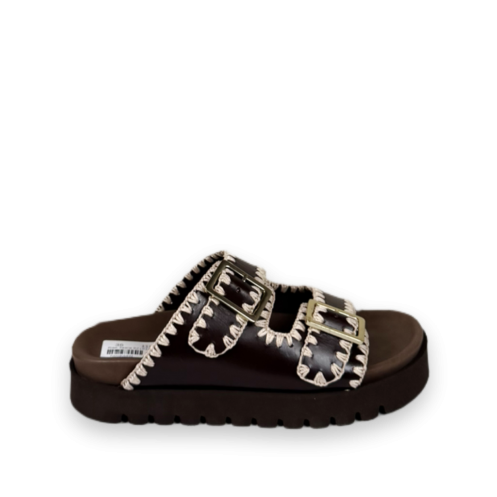 via vai rae taara slippers bruin bp 3y2 88v sycpw9