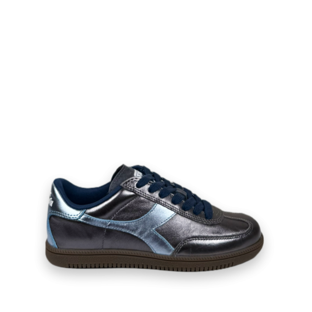 diadora heritage trainer metalized sneakers grijs bp 470 8eu szoy5f