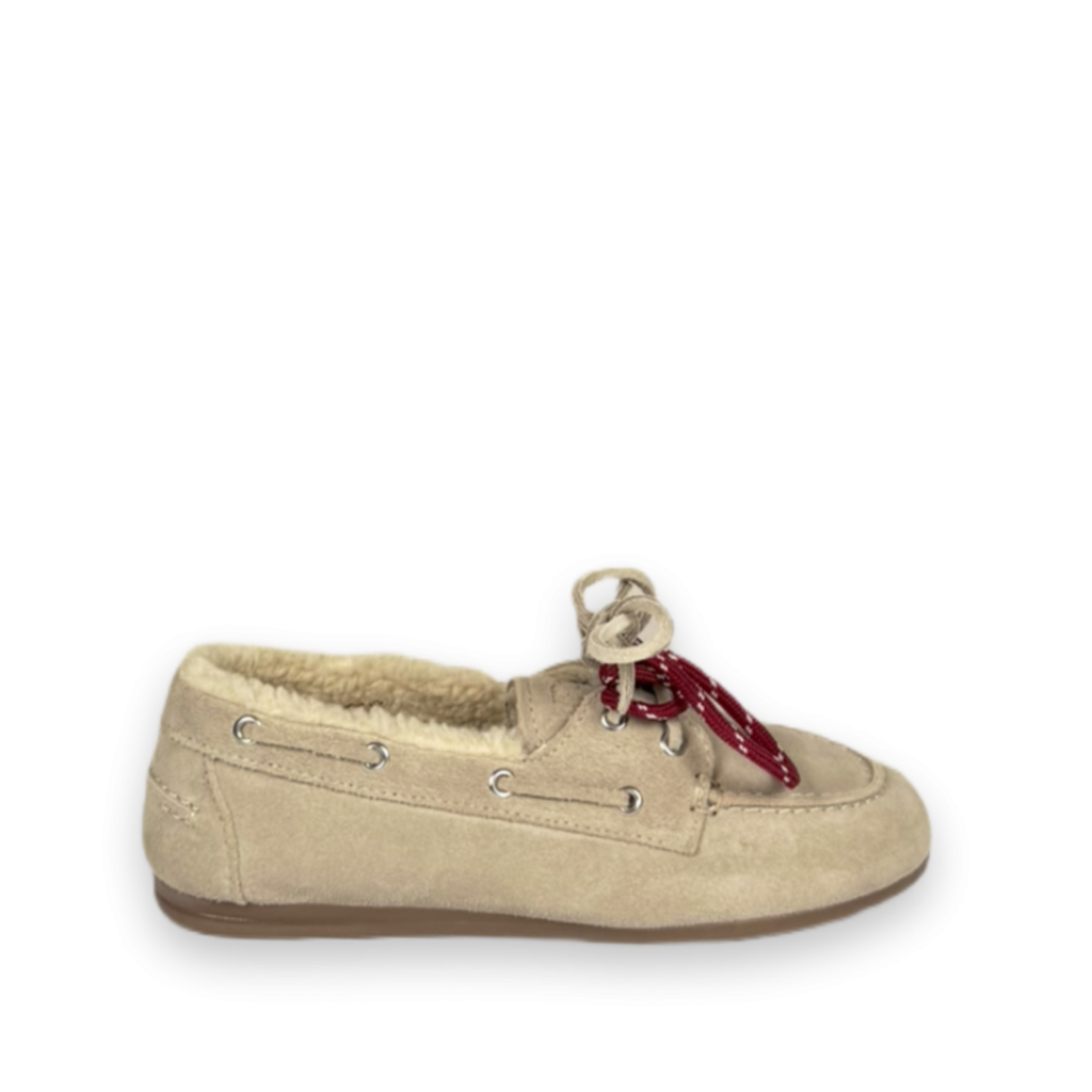 posa boat loafer shearling loafers beige bp 461 8dp szoo1l