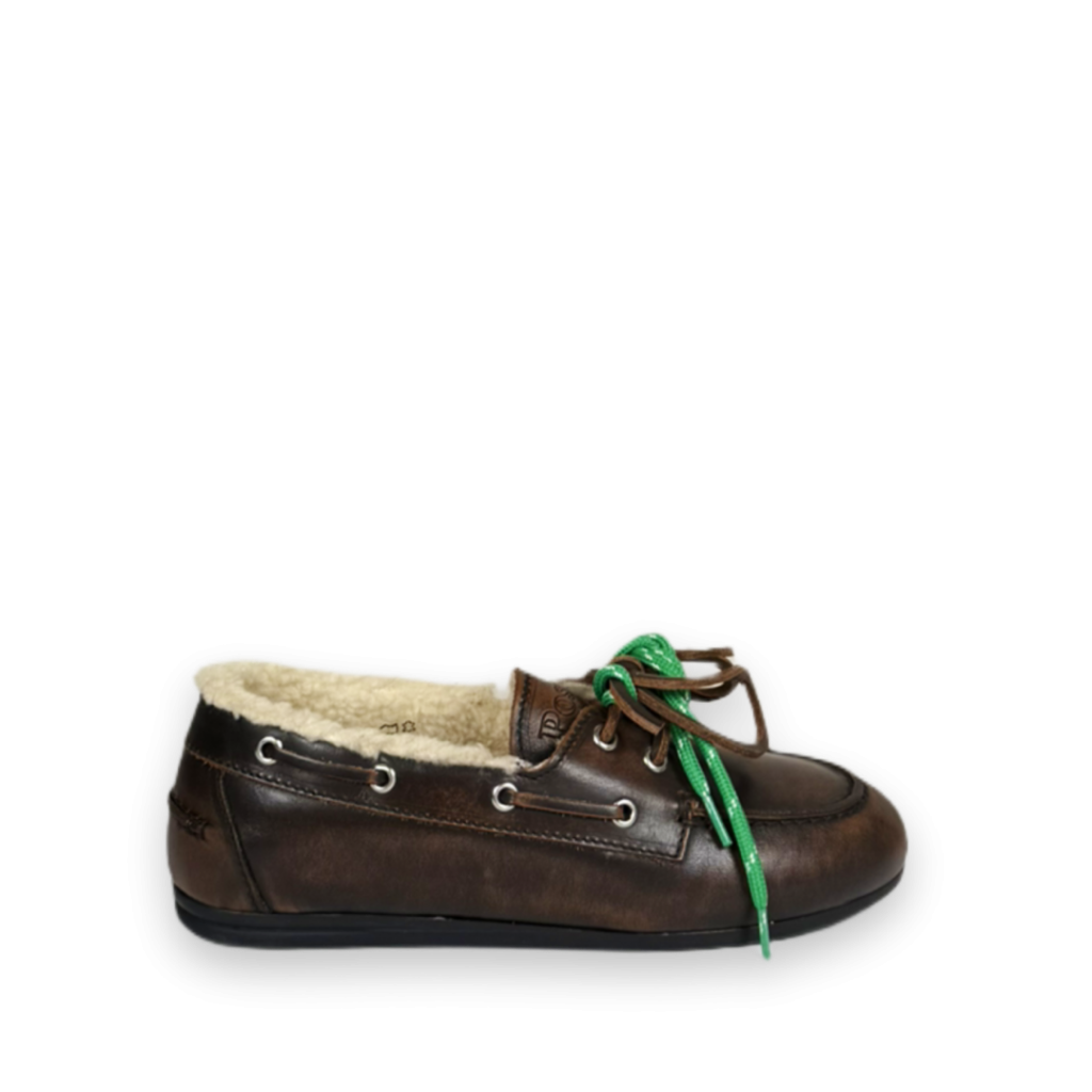 posa boat loafer shearling loafers bruin bp 460 8dr szoo3h