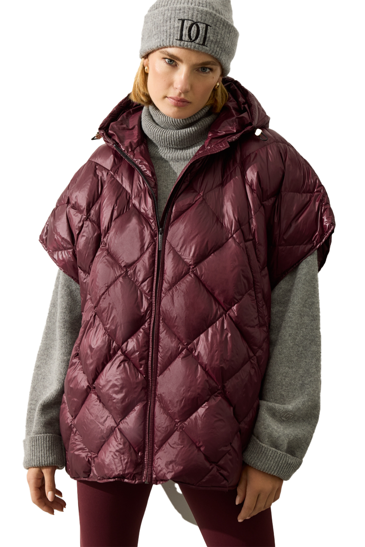 deblon carice cape bodywarmer bordeaux bp 4f9 8gy t4skj0
