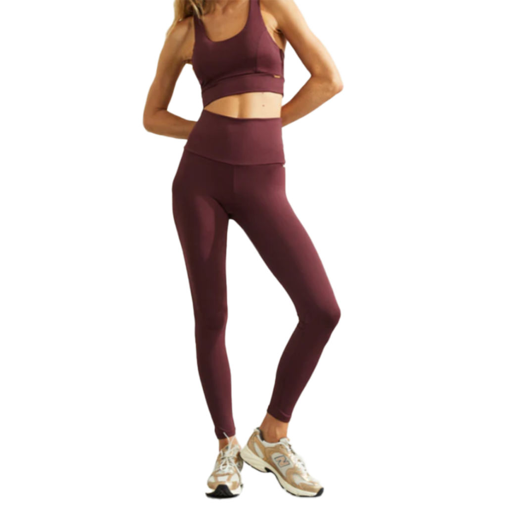 deblon classic legging highwaist legging bordeaux bp 3qf 82n sr78te