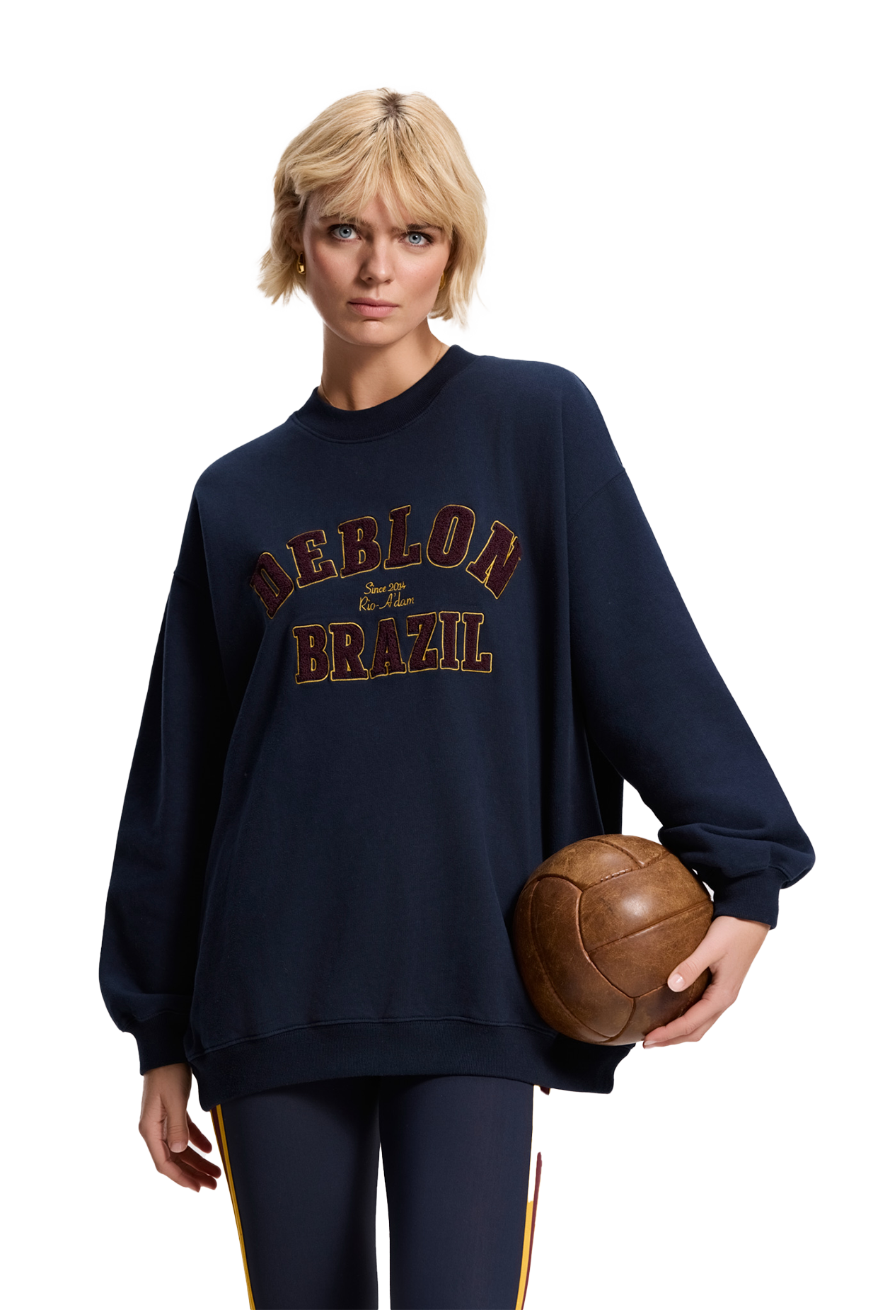 deblon malou sweater blauw bp 4fb 8gv t4sjnd