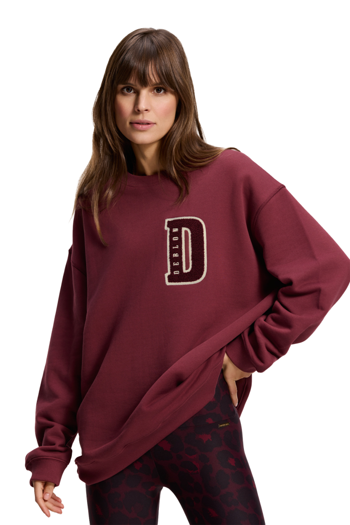 deblon sports lucie sweater sweater bordeaux bp 4fd 8gr t4sfxh