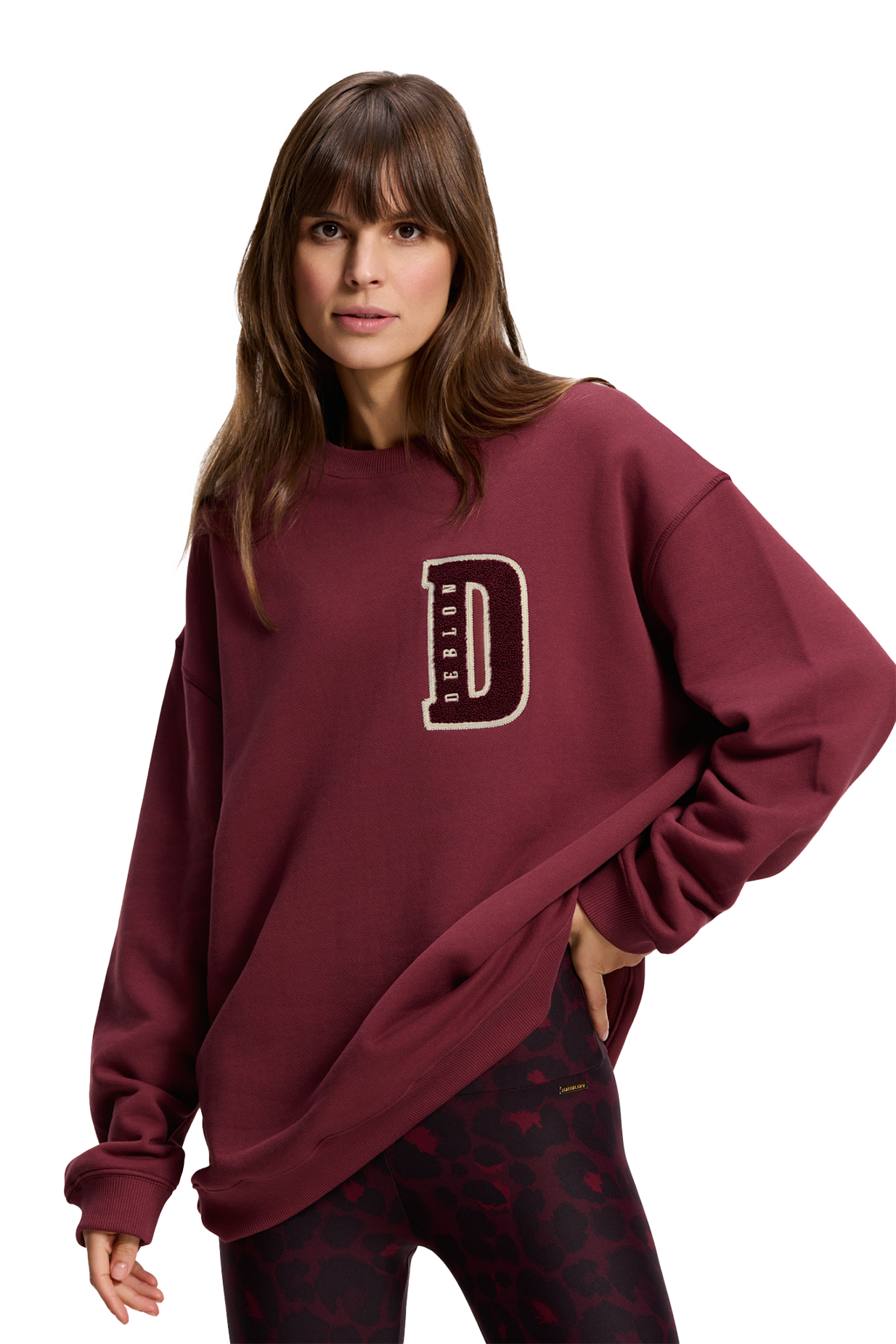 deblon sports lucie sweater sweater bordeaux bp 4fd 8gr t4sfxh
