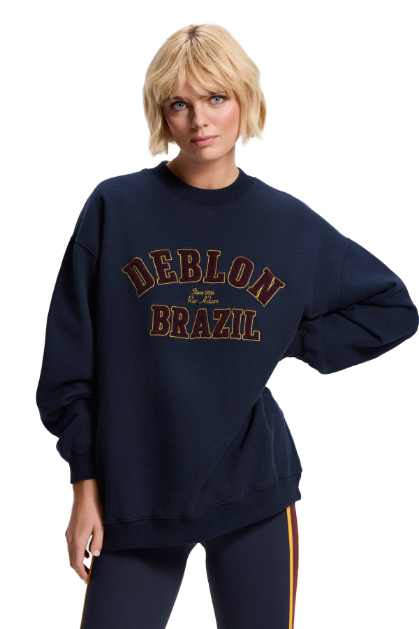 deblon sports malou sweater sweater blauw bp 4fb 8gu t4sjnd