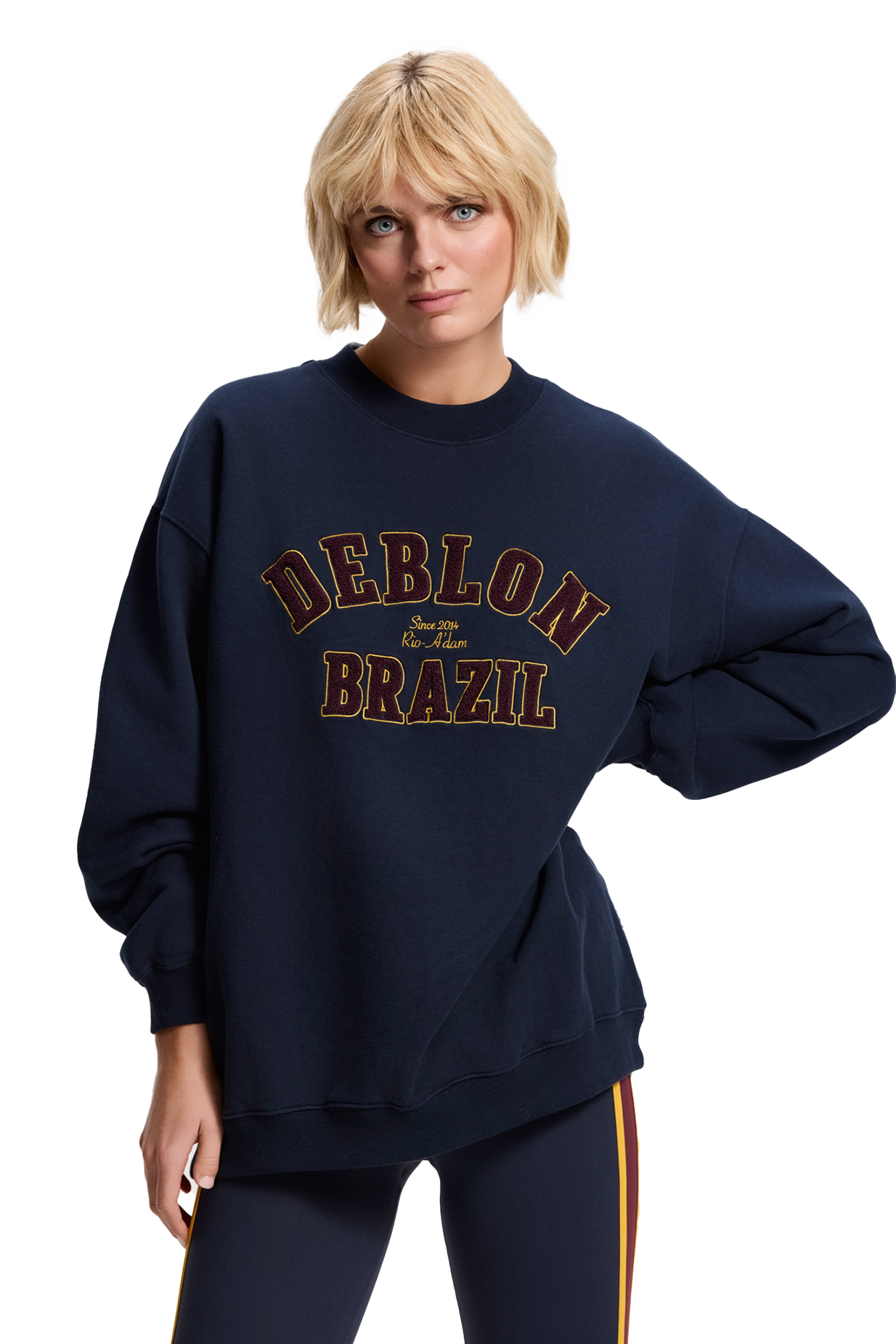 deblon sports malou sweater sweater blauw bp 4fb 8gu t4sjnd