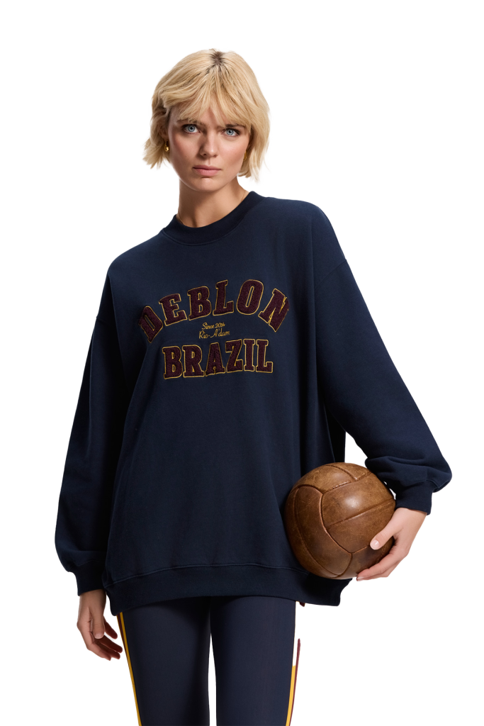 deblon sports malou sweater sweater blauw bp 4fb 8gv t4sjnd