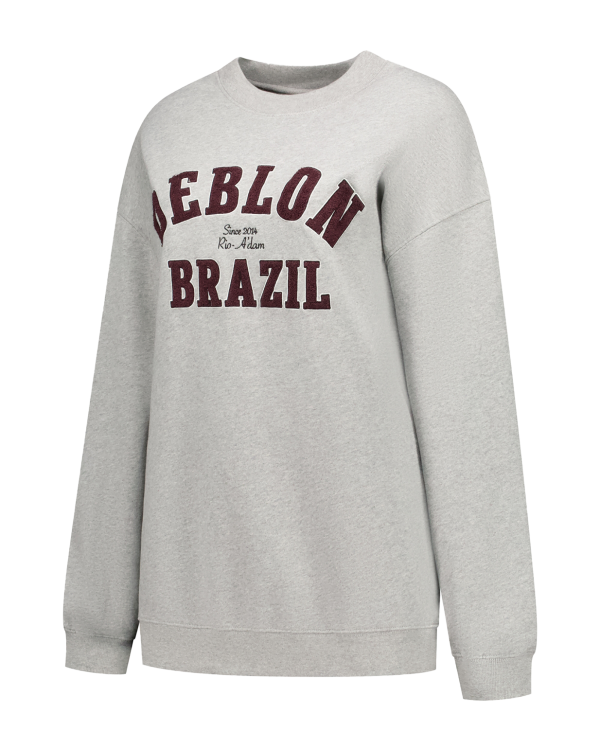 deblon sports malou sweater sweater grijs bp 4fc 8gs t4sgmv
