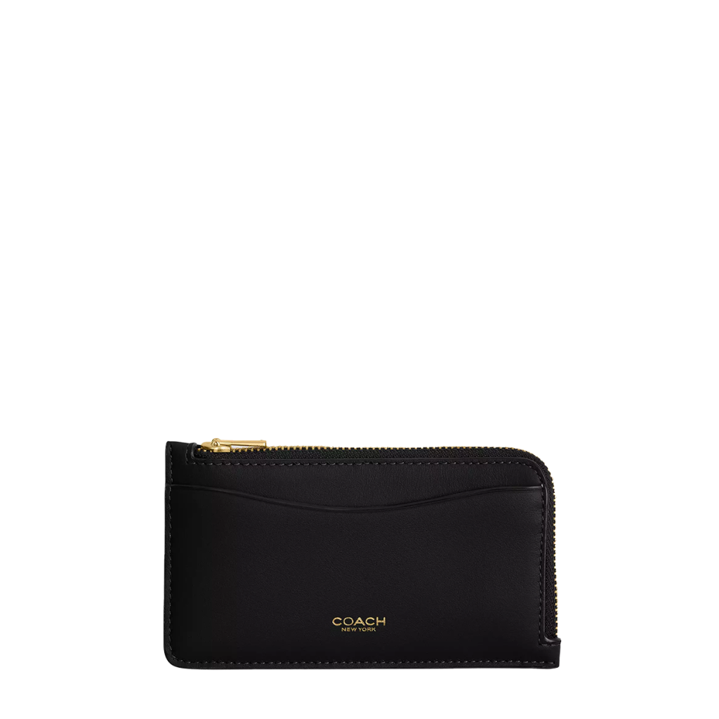 coach new york zip portomonee zwart bp 42c 8l9 t5vgzj