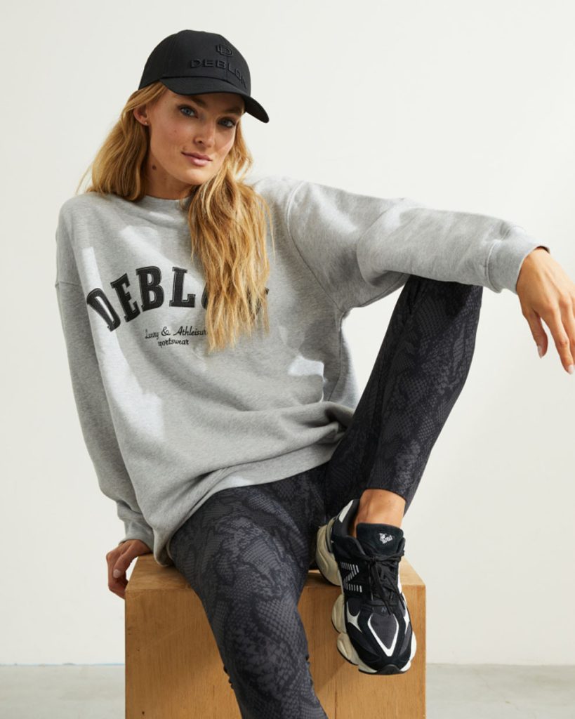 deblon puck sweater ed004 sweater grijs bp 32q 70z s629pb