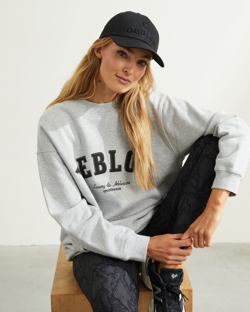 deblon puck sweater ed004 sweater grijs bp 32q 710 s629pb