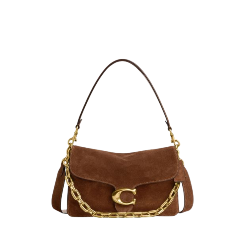 coach chain tabby schoudertas cognac bp 4i8 8nr t75kzl