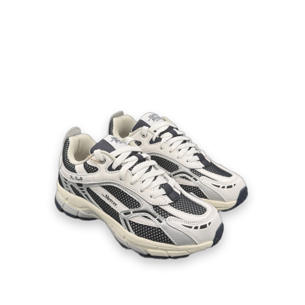 mercer the re run white silver sneakers blauw bp 4an 8oc t75uyu
