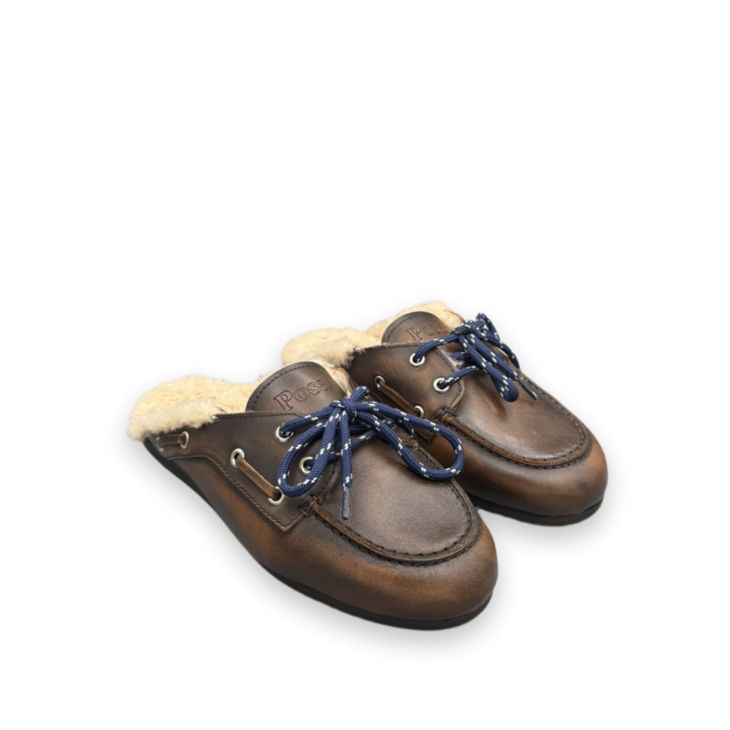 posa boat loafer fur loafers bruin bp 4ht 8py t7qeir