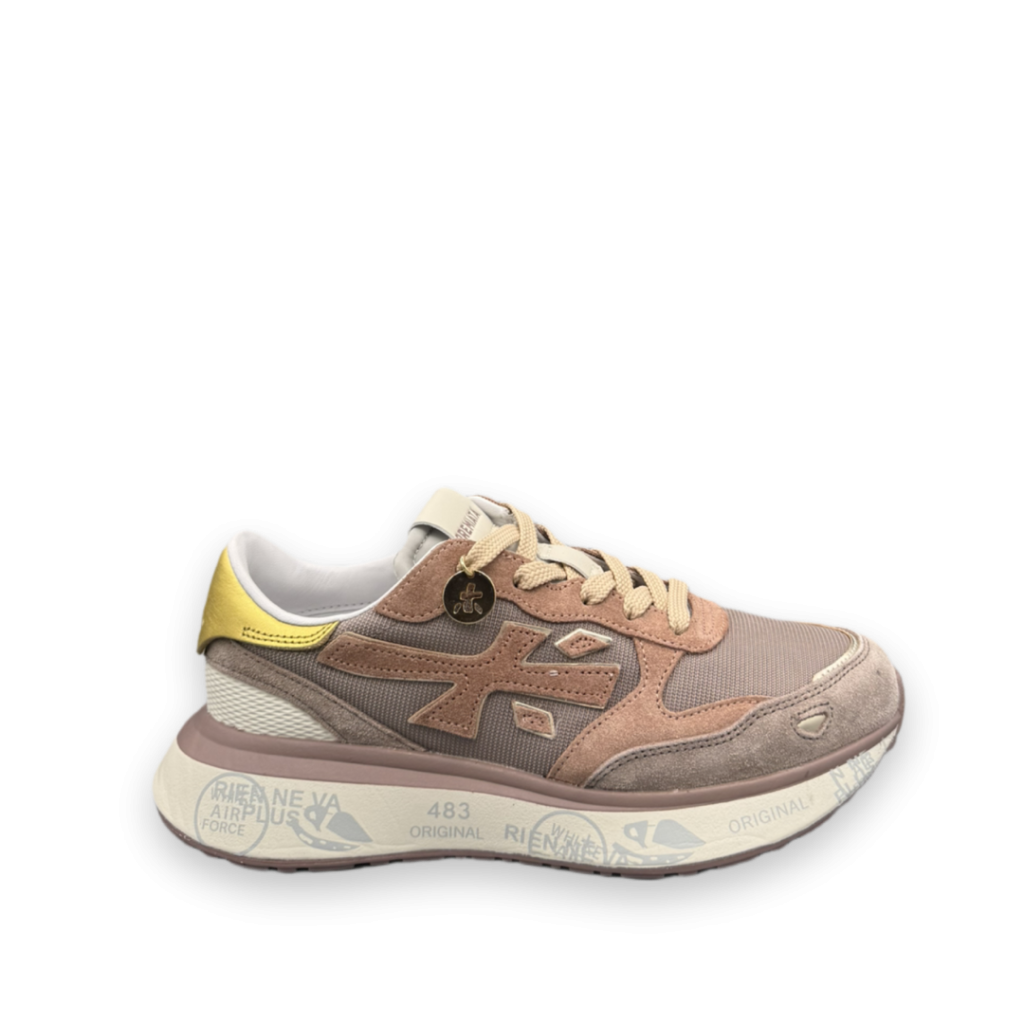 premiata lauryn sneakers taupe bp 487 8qt t81g7z