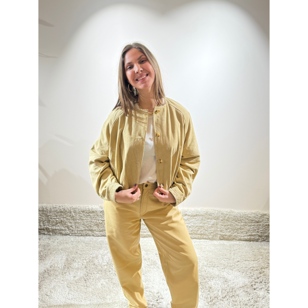 goosecraft bardot bomber jasje beige bp 4lo 8xv t9iyh5