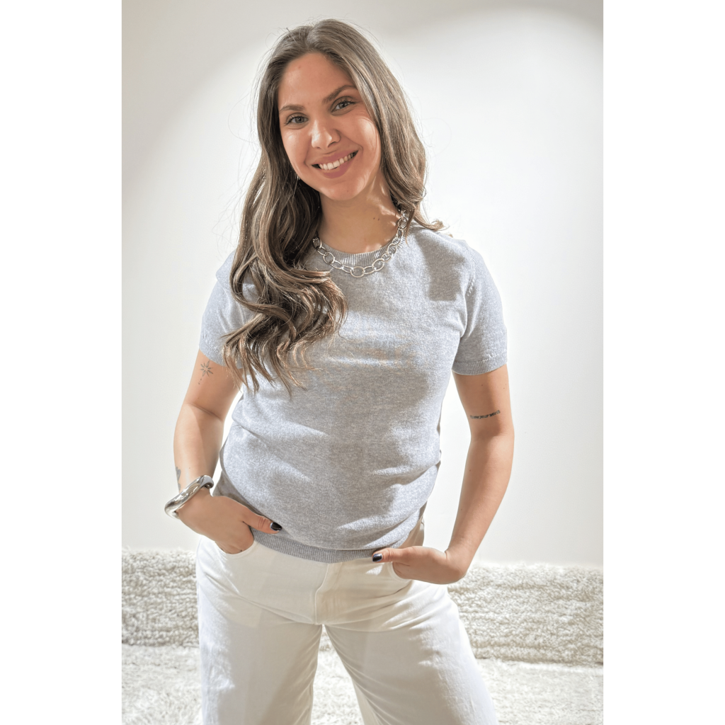 absolut cashmere amelia top grijs bp 4pd 964 tanywj