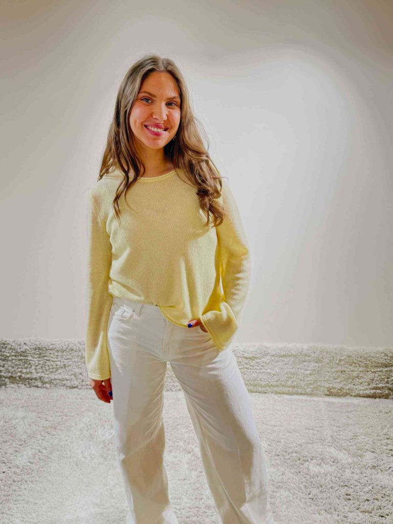 absolut cashmere maggie trui geel bp 4jy 95g tanyai