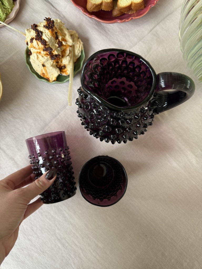 anna von lipa hobnail 250ml tablewear paars bp 4g9 8jq t5km21