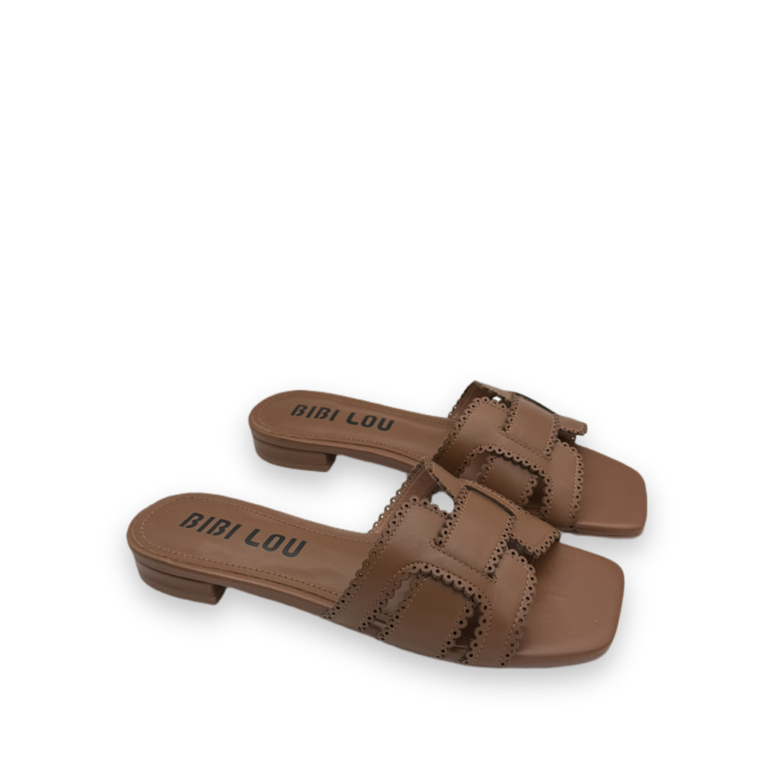 bibi lou holly flat slippers cognac bp 4q6 97b tasw7y