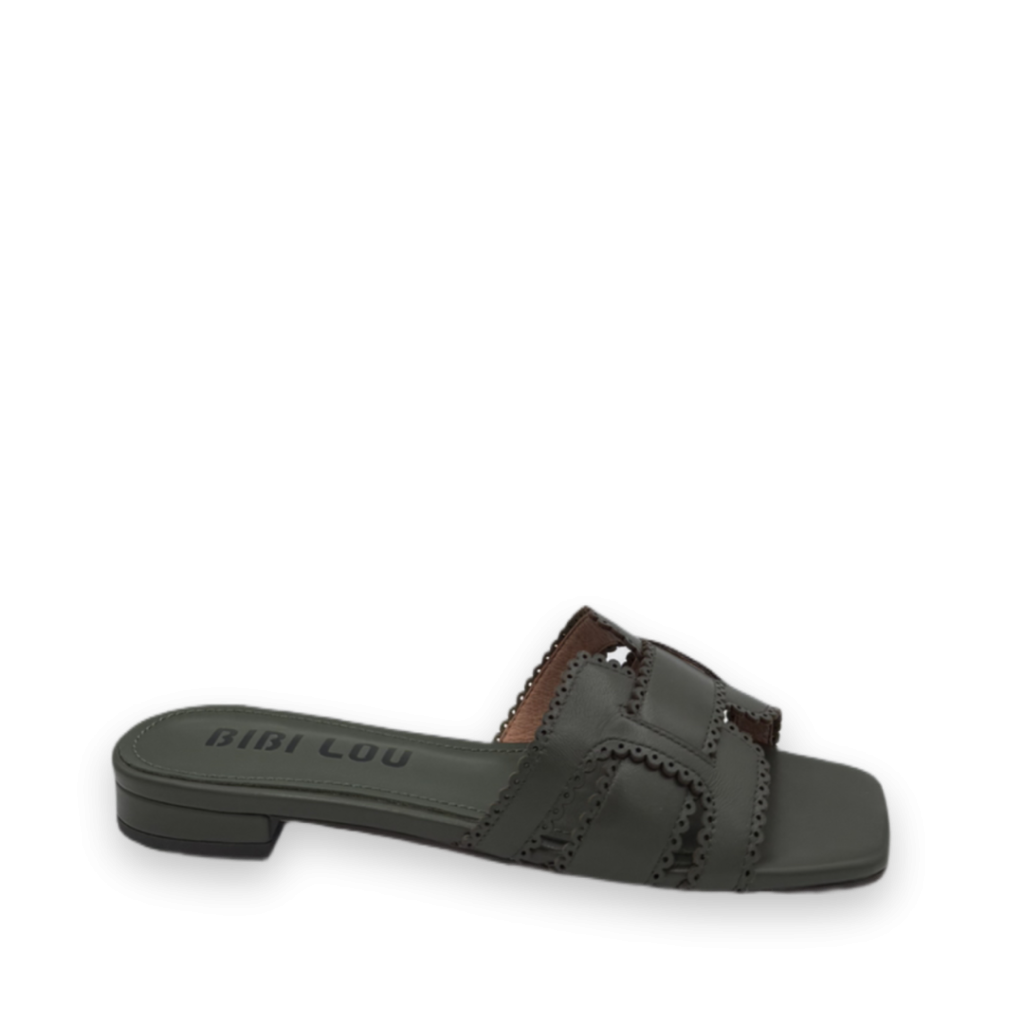 bibi lou holly flat slippers groen bp 4od 90v t9w5c0